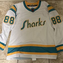 Adidas NHL San Jose Sharks “Brent Burns” Reverse Retro Jersey (H52337) Size 50-54