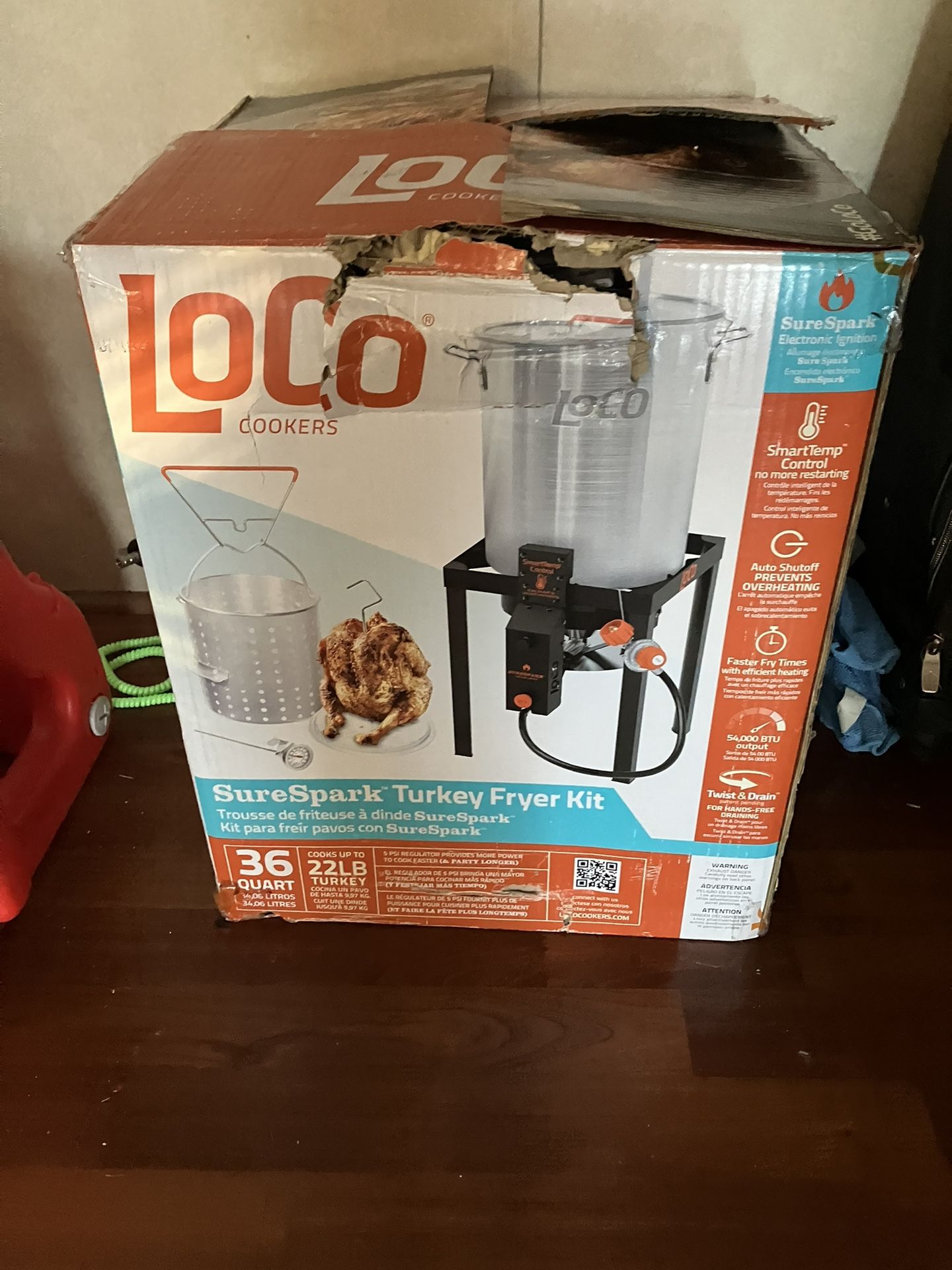 Loco turkey fryer kit 36qt $100