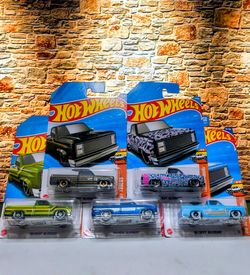 Hot Wheels Chevy Silverado 83 Pick Up - Mix Pack $45