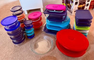Pyrex Glass Food Storage Container Set