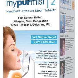 MyPurMist 2 Portable Steam Inhaler – New