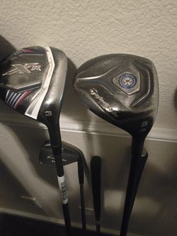 Callaway And Taylormade 3 Woods Senior Flex Shafts 