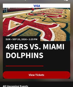 Niners Dolphins tickets
