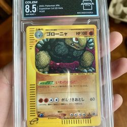 Golem Vintage JP Pokémon Card 8.5