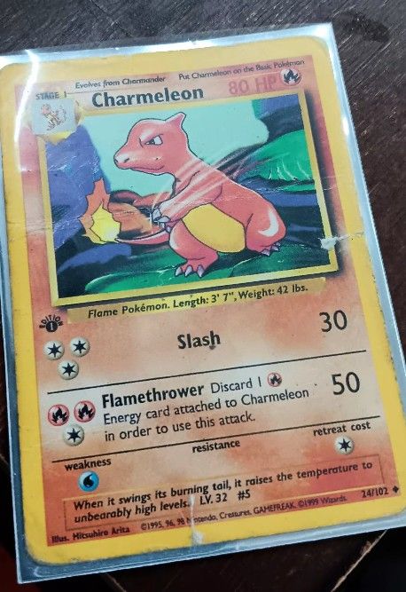 1995 Charmeleon Pokémon Card