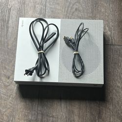 Xbox one with 2 games and cords