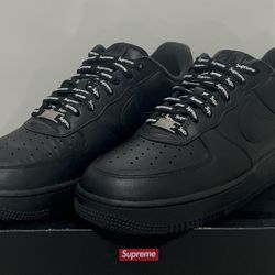 Nike Air Force 1 Supreme Black | 8.5 Mens 