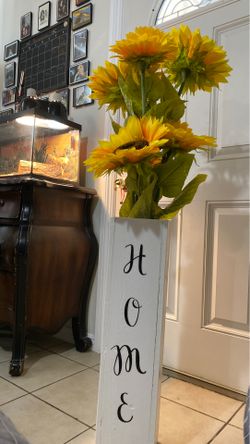 Handmade HOME flower pot