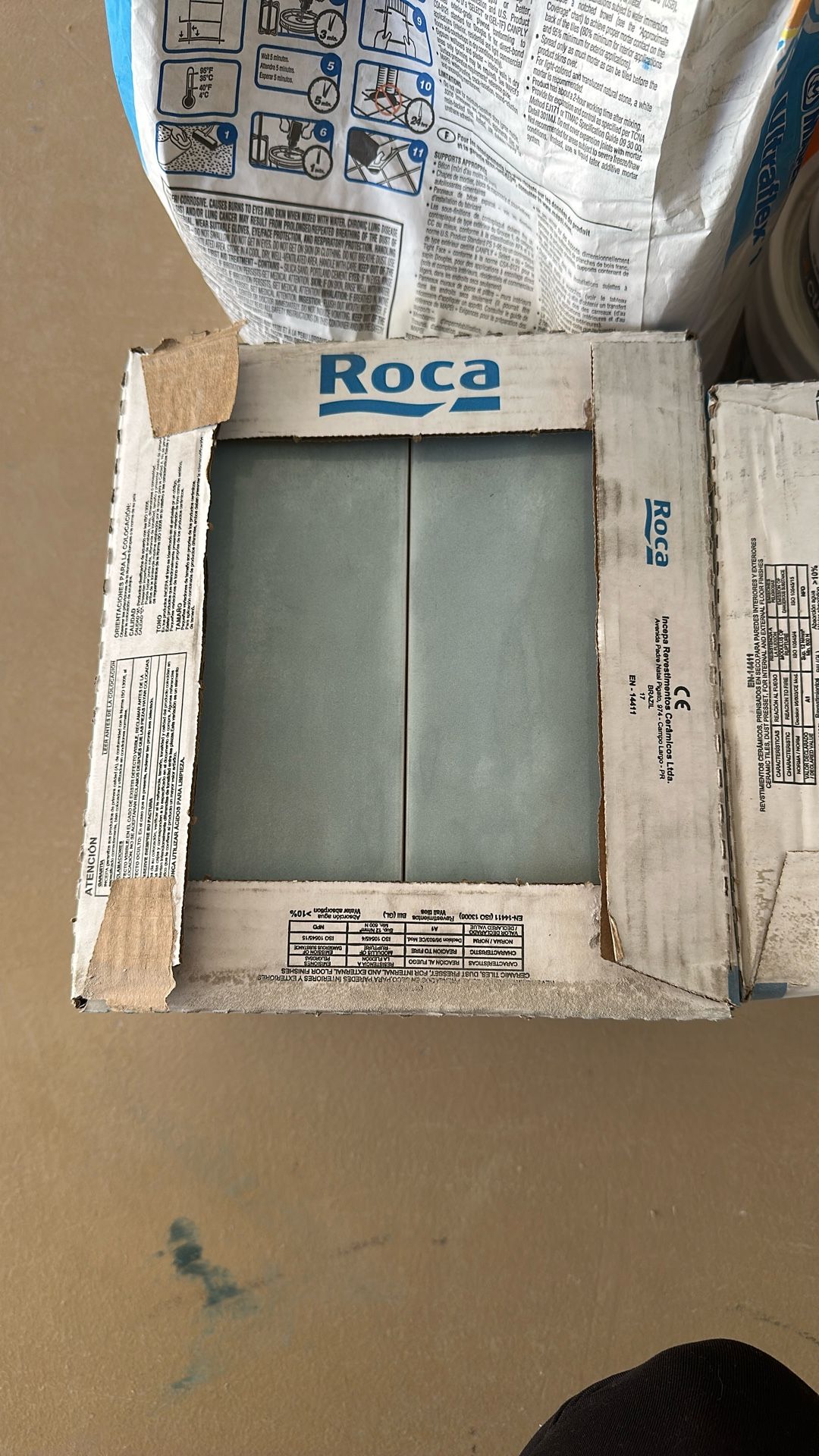 Roca Aqua Blue Wall Tile 11 cm x 25 cm