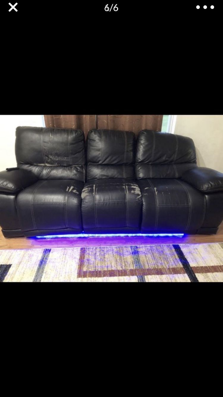 Recliner sofa with touch sensor buttons!!