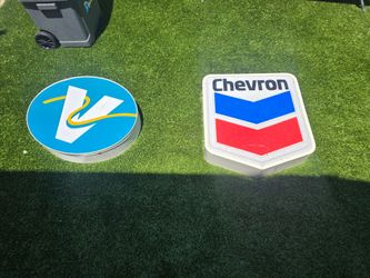 Gas station and cell phone signs,  $80 each OBO