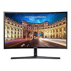 Samsung CF396 Series 24" Curved LED Monitor, High Glossy Black (LC24F396FHNXZA