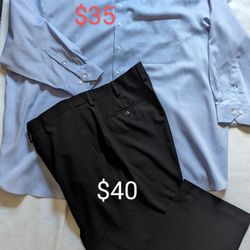 big and tall Men's dress shirts & dress pants ( The price is on the photos)