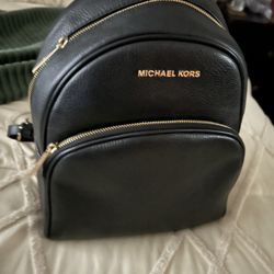 MK black backpack 