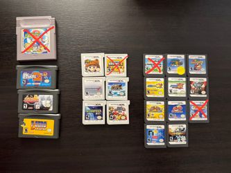 Nintendo DS, 3DS, Gameboy, Gameboy advance Games