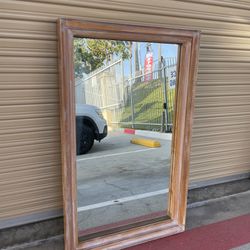 Solid Wood Antique Mirror 