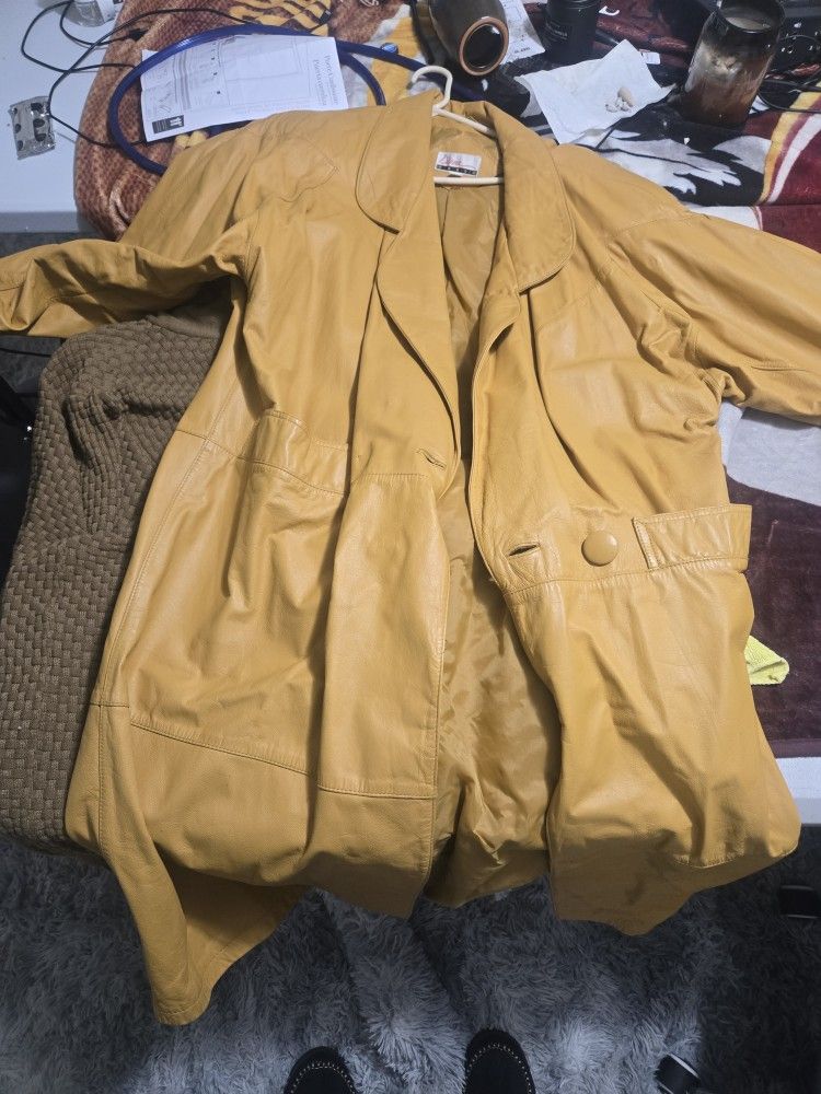 Full Length Leather Jacket