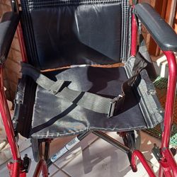 WHEELCHAIR W FOOT REST 