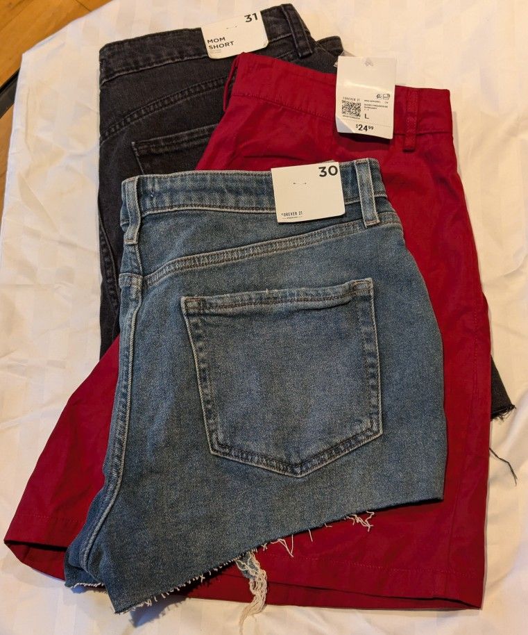 Shorts! Size 30,31 and L