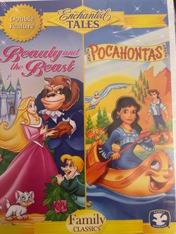 Enchanted TALES: BEAUTY And The BEAST/POCAHONTAS Double Feature (DVD-2015) NEW!