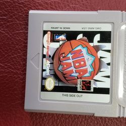 Nintendo GAMEBOY NBA JAM Game Cartridge 