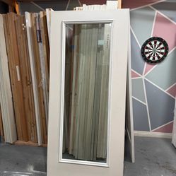 Exterior door entry door front door patio doo side door full glass low-e rated 35-3/4x 79”fiberglass   I have a Door comes with dual glass low-e rated