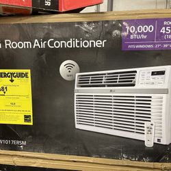 LG Electronics 10,000 BTU Window Smart (Wi-Fi) Air Conditioner with Remote