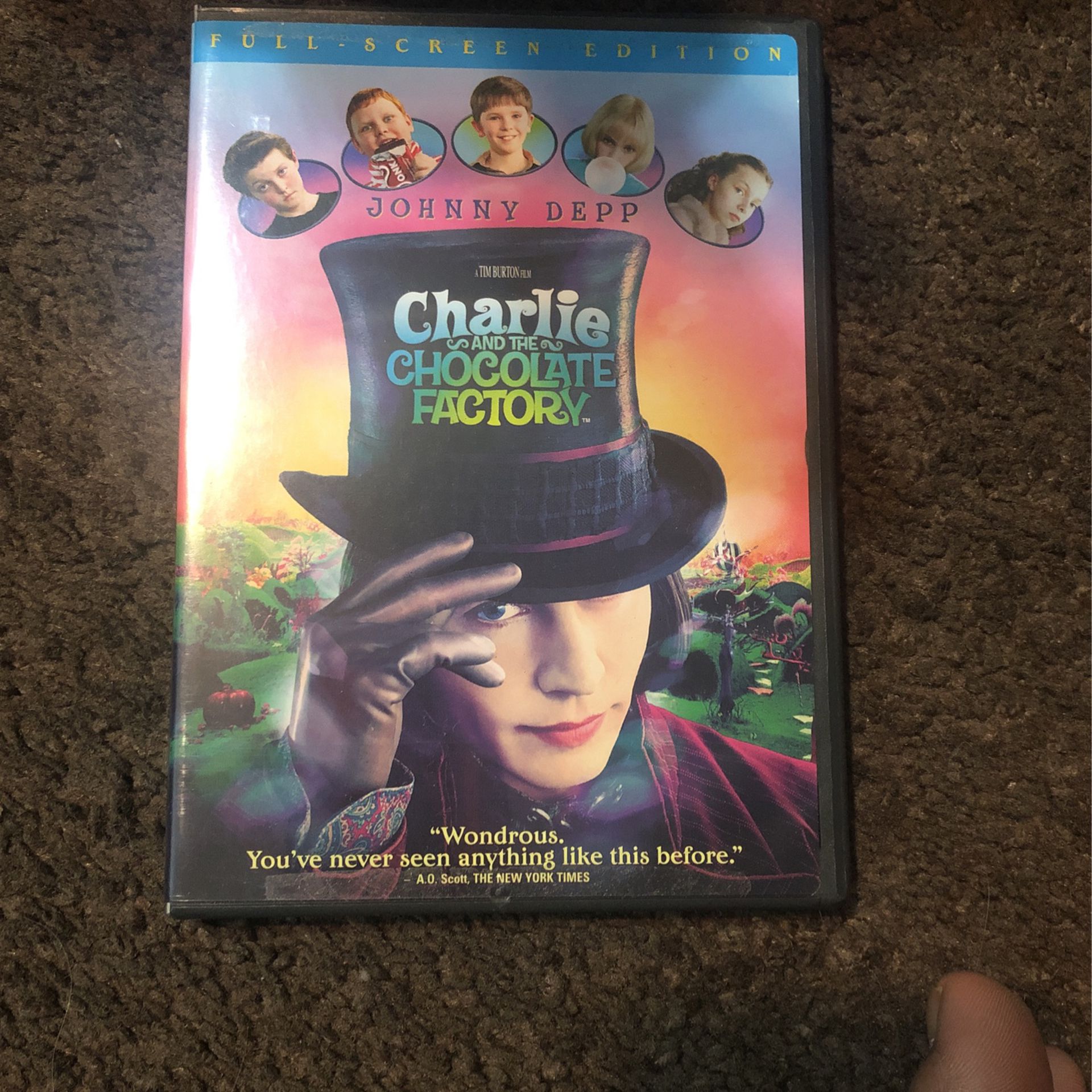 DVD Charlie And The Chocolate Factory 