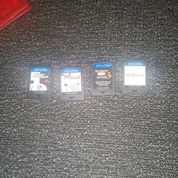 4 Ps Vita Games  (Read Description)