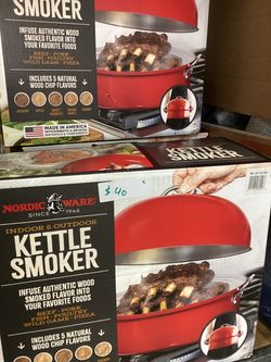Nordic Ware Indoor & Outdoor Kettle Smoker