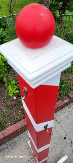 North POLE Coat/Hat Rack (Santa Christmas Prop)