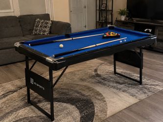 Brand New in Box 5.5 Ft Folding Pool Table w/ Full Accessory Set