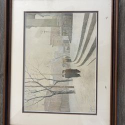 Paul Sawyer Watercolor Prints With Authentication