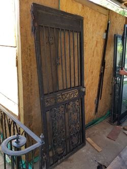 Hand made screen door