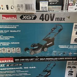 Makita 40v Self Propelled Lawn Mower.  Brand New 