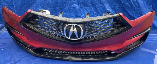 ACURA RDX FRONT BUMPER COVER ASSEMBLY W/O FOG LAMPS RED (R568P) 19-21