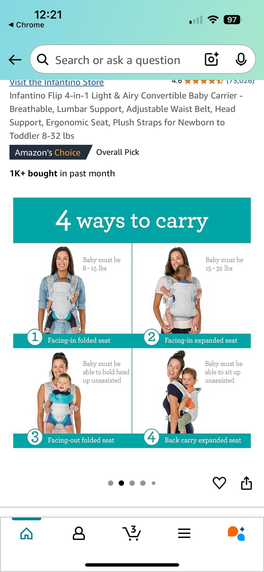 4 In 1 Baby Carrier