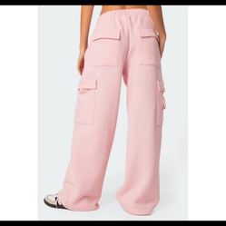 Edikted Pink Cargo Pants