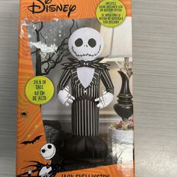 Disney Jack Skellington Inflatable 29.5 In