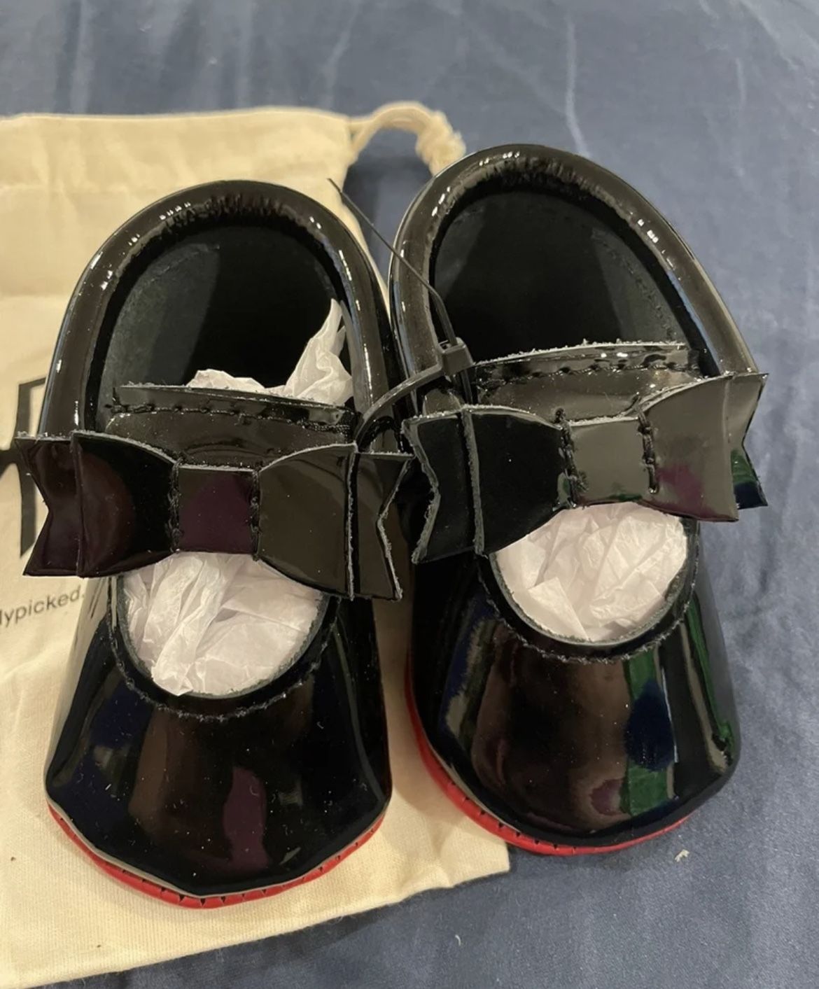 Freshly Picked Black Red Soles Booties