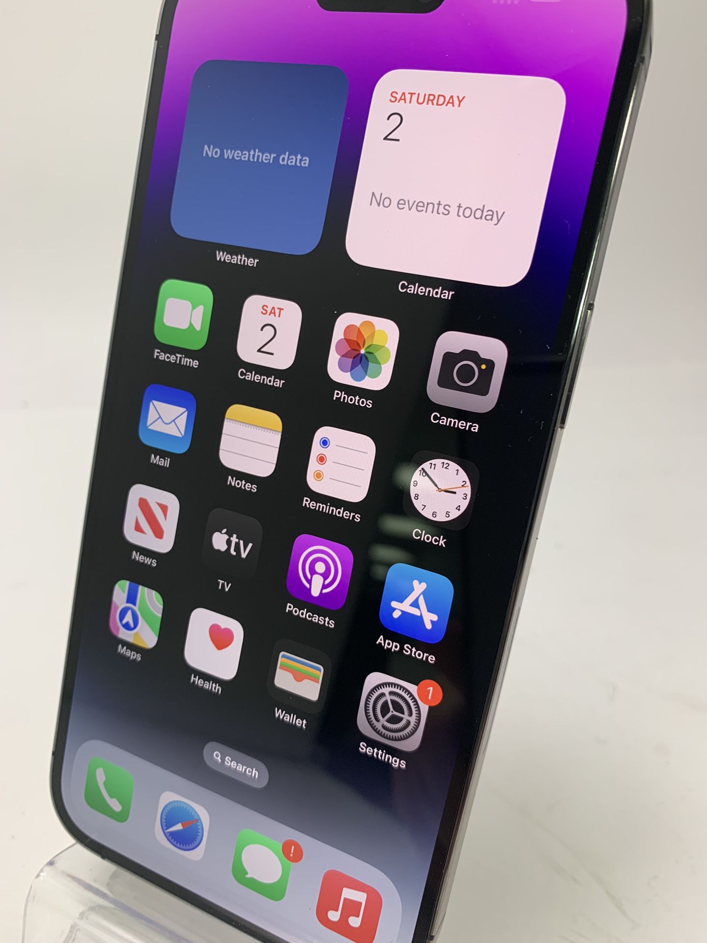 Apple iPhone 14 Pro Max Deep Purple 256GB AT&T Only In  Excellent Condition With 30 Day Warranty 
