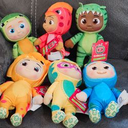 Cocomelon Kids Dino Stuffed Toys Plush 8" $3 each