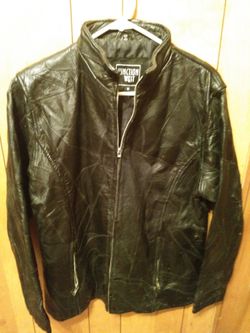 Black Junction west jacket original leather vintage sizes M for woman's