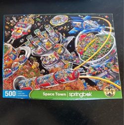 Springbok Space Town Puzzle