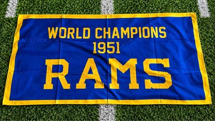 Los Angeles LA Rams 1951 World Champions Beach Towel 9/21/26 SGA