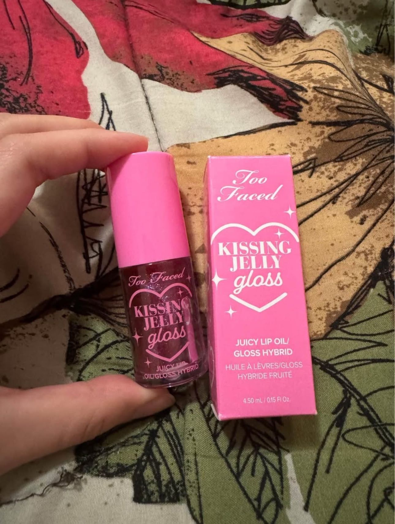 Too Faced Kissing Jelly Gloss Grape Soda Color 4.5ml Juicy Lip Oil, Gloss Hybrid Brand New For Sale