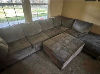 Sectional couch with storage space