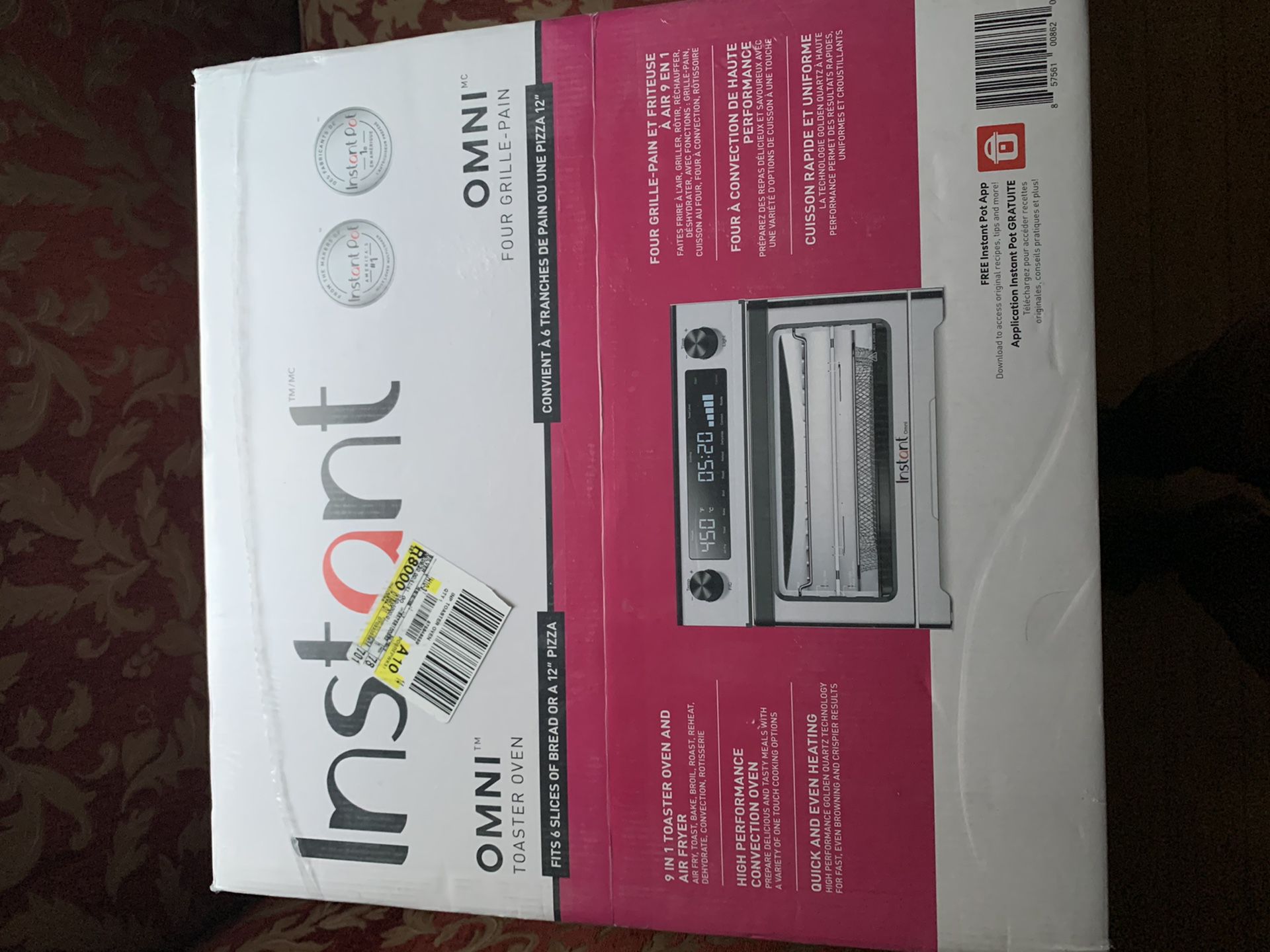 Instant omi toaster oven