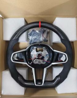 BMW Alcantara carbon steering wheel