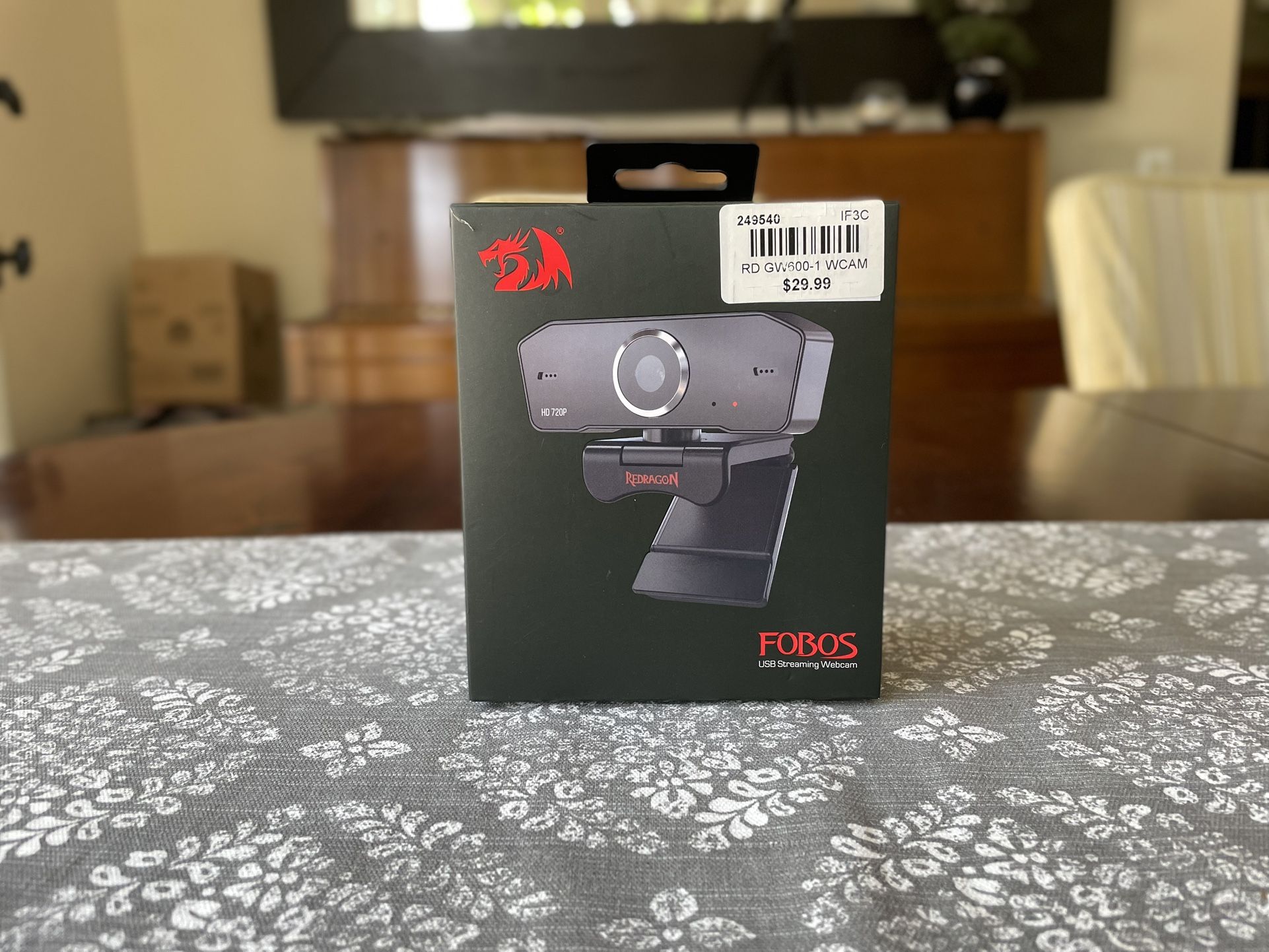 720P External Redragon Webcam